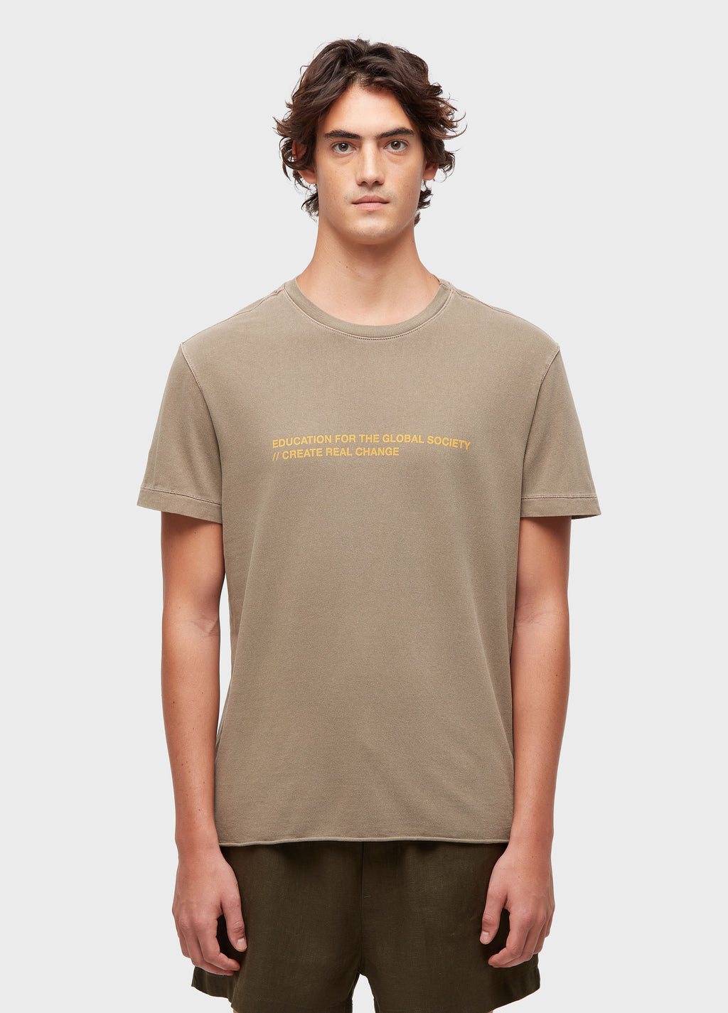 T-SHIRT DOUBLE GLOBAL EDUCATION SHORT SLEEVE