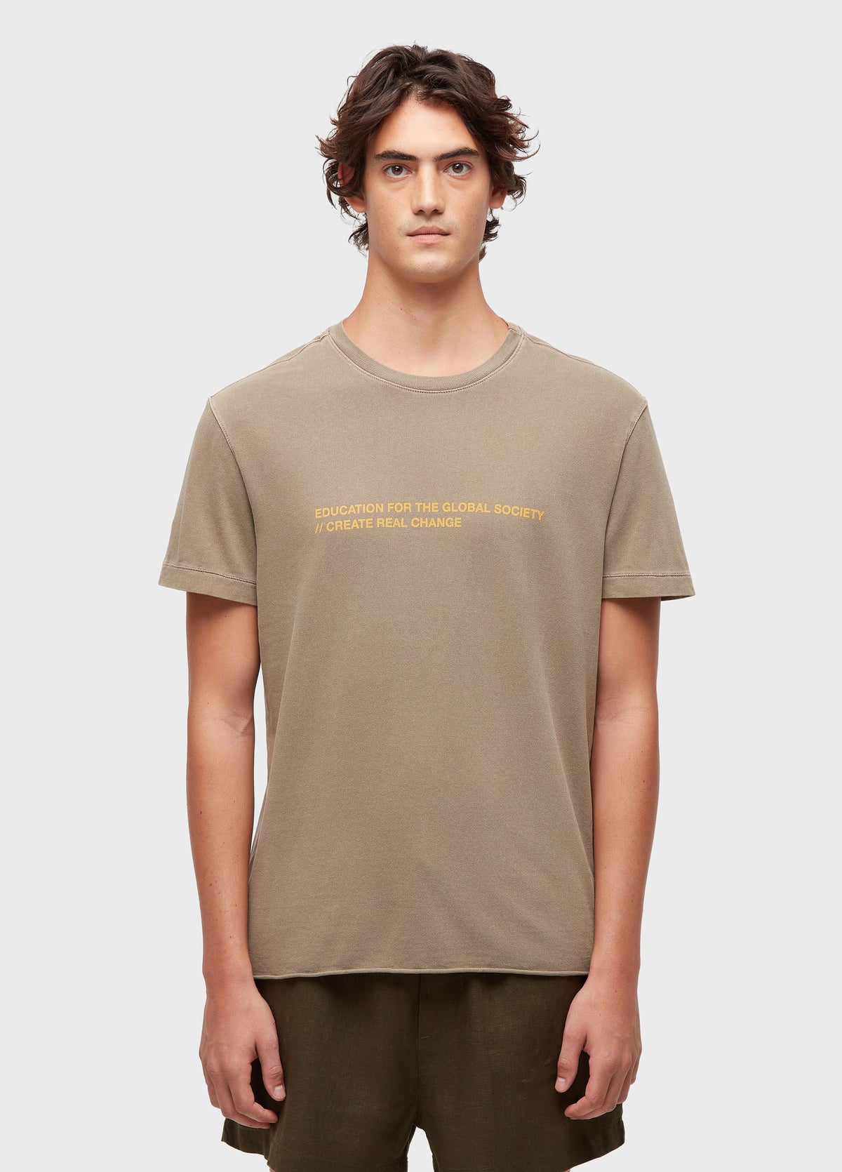 T-SHIRT DOUBLE GLOBAL EDUCATION SHORT SLEEVE