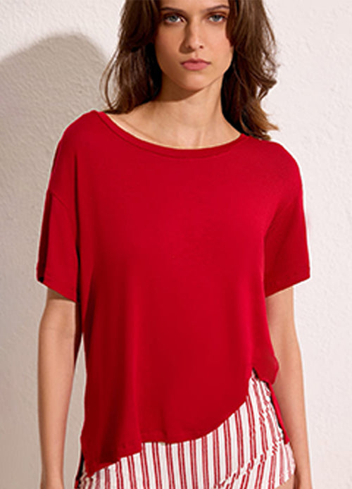FOUR-WAY KNIT BLOUSE