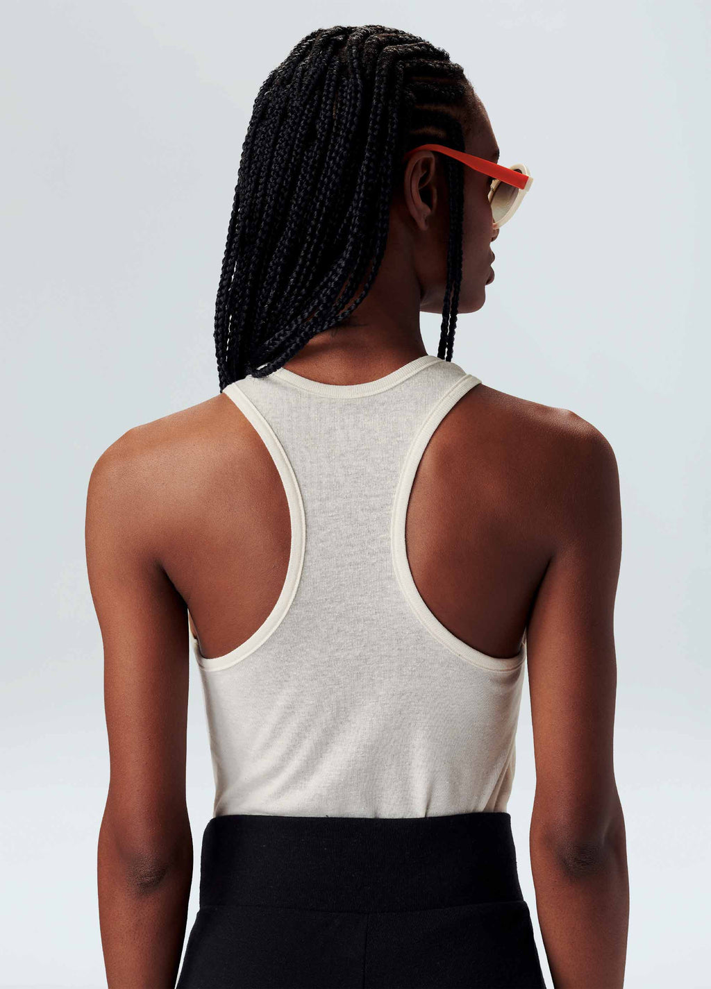 RIBBED RACERBACK TANK TOP