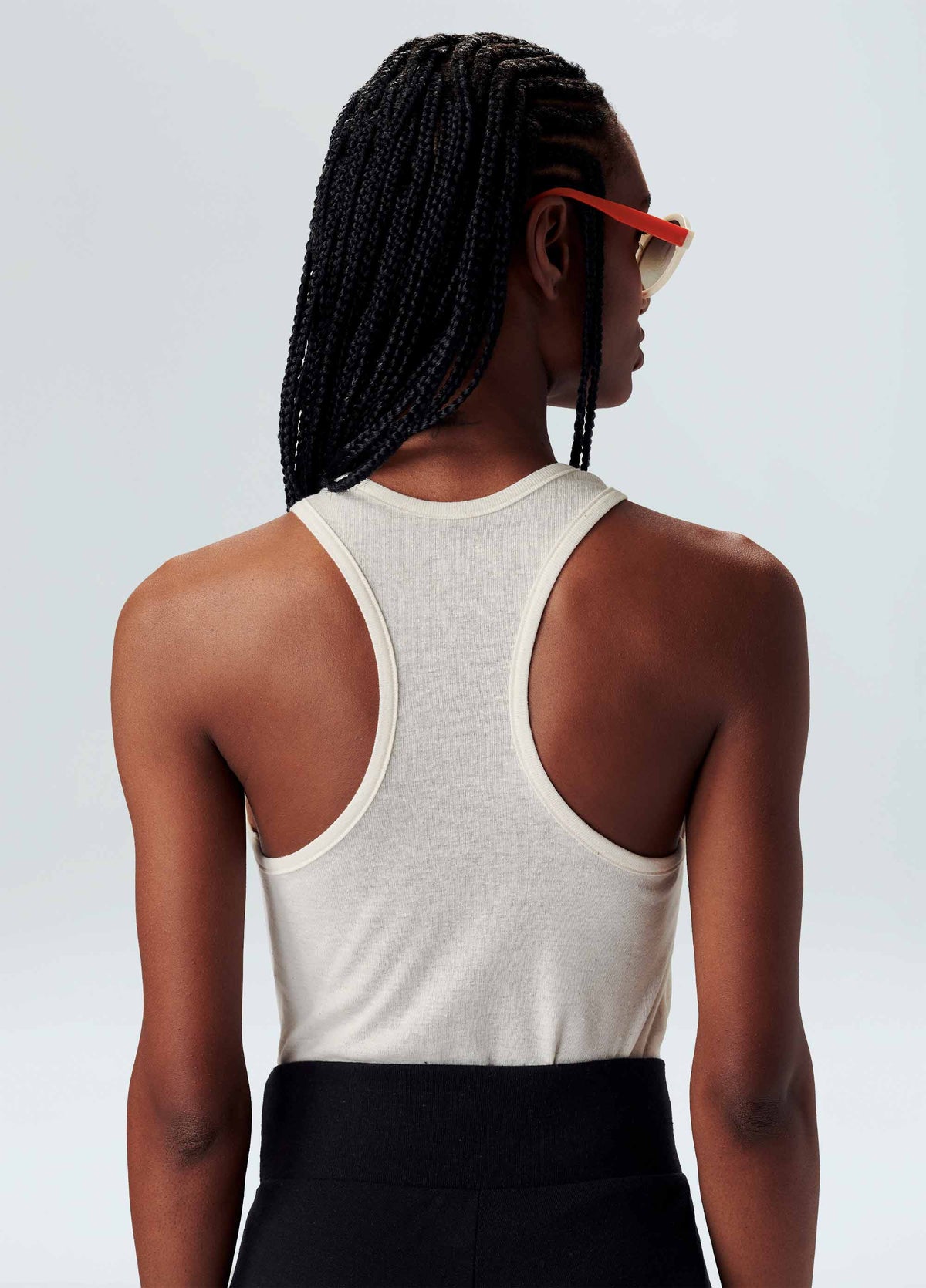 RIBBED RACERBACK TANK TOP