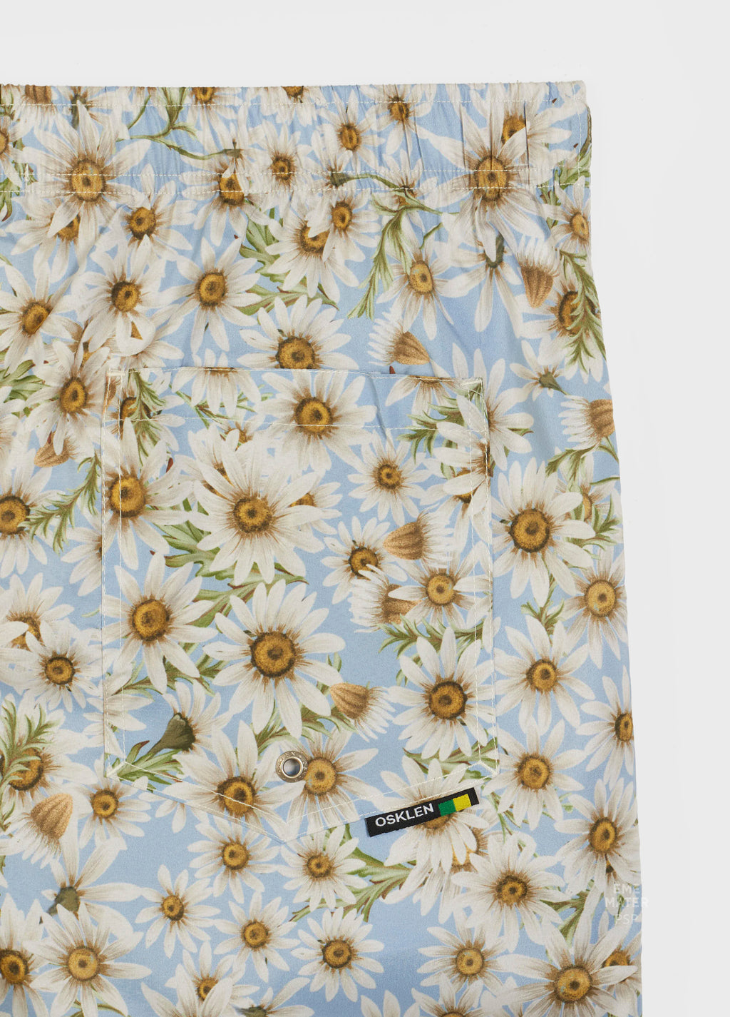 Beach Short Margaridas Azul/Amarelo – Osklen – foto 2