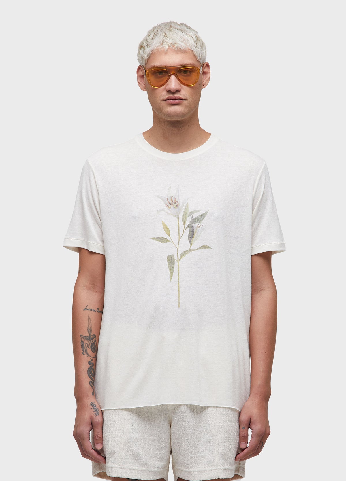LILY LIGHT LINEN SHORT-SLEEVED T-SHIRT