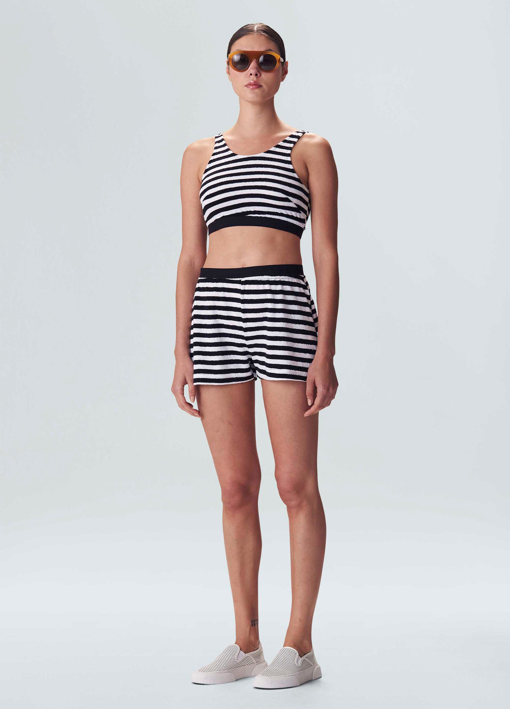 STRIPED TERRYCLOTH SET