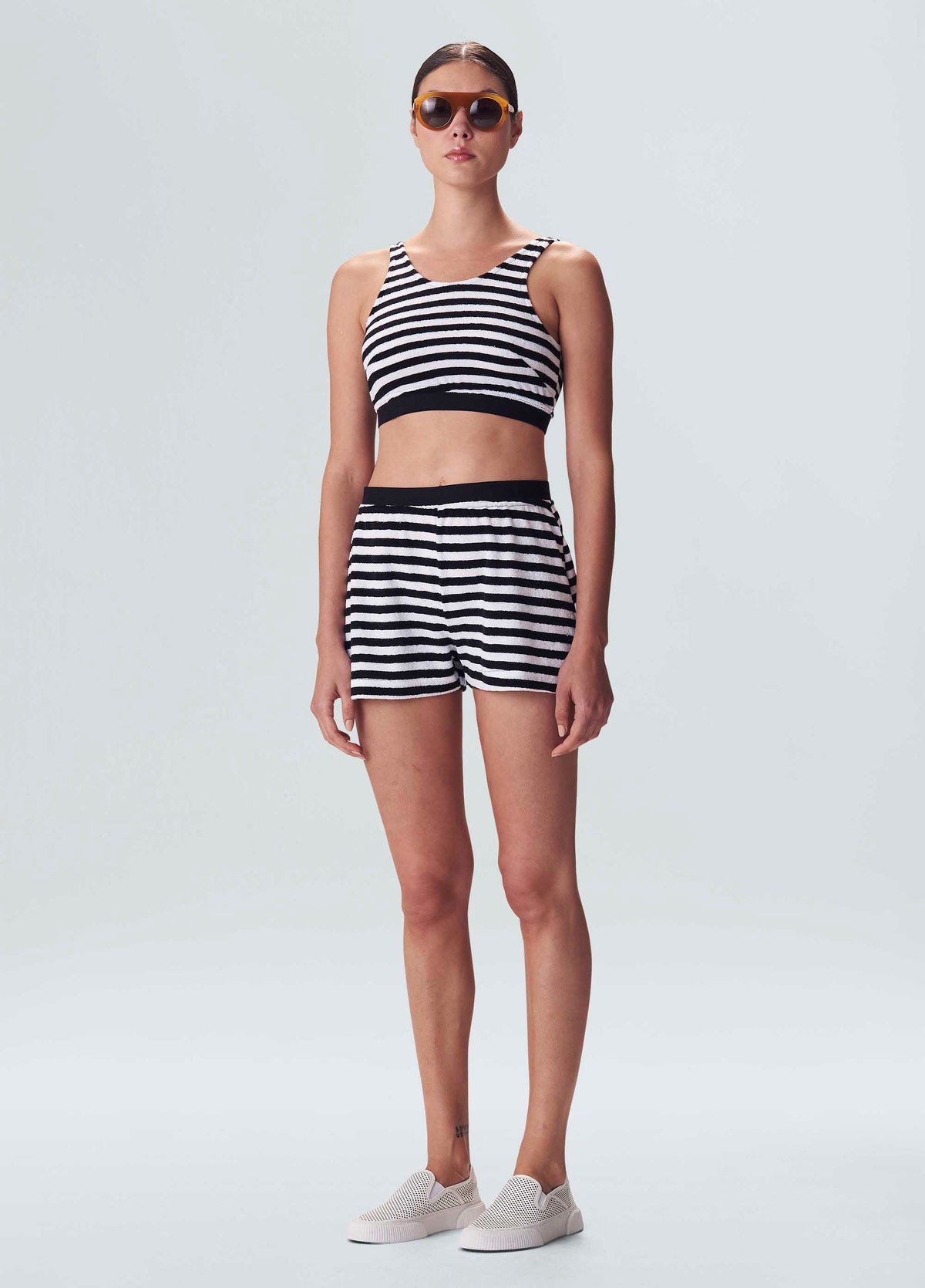 STRIPED TERRYCLOTH SET