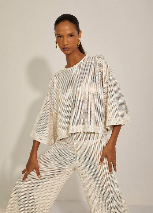 MESH BLOUSE