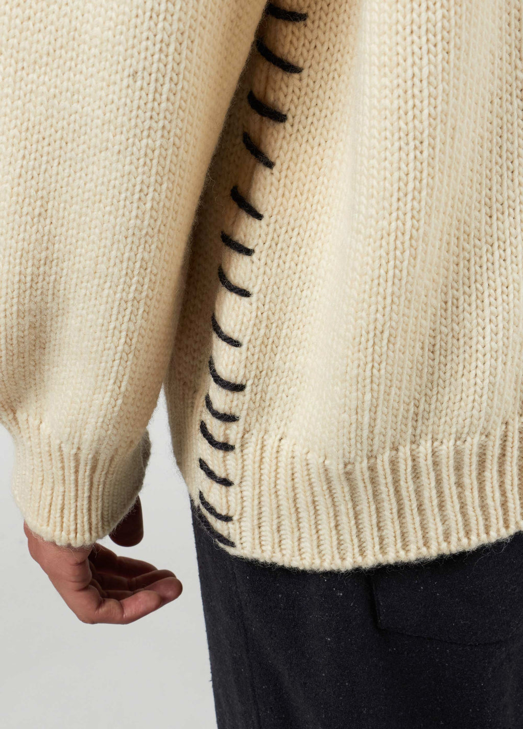 KNITTED SHEEP JUMPER