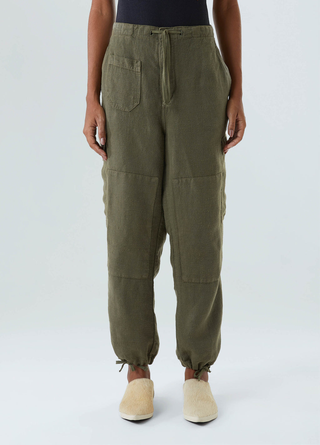 DOUBLE-FACED POCKET TROUSERS