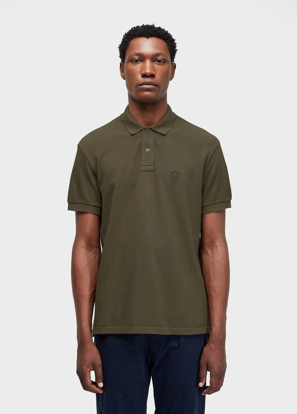 EMBOSSED CREST COLOR POLO S/S