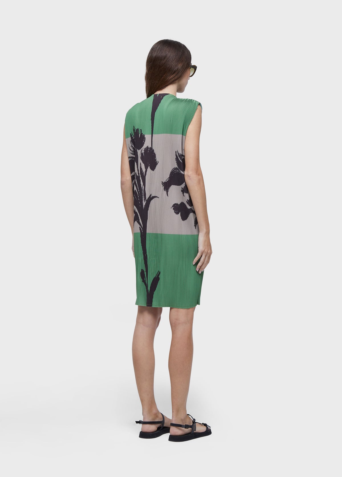 NIPO PLEATED SHORT DRESS