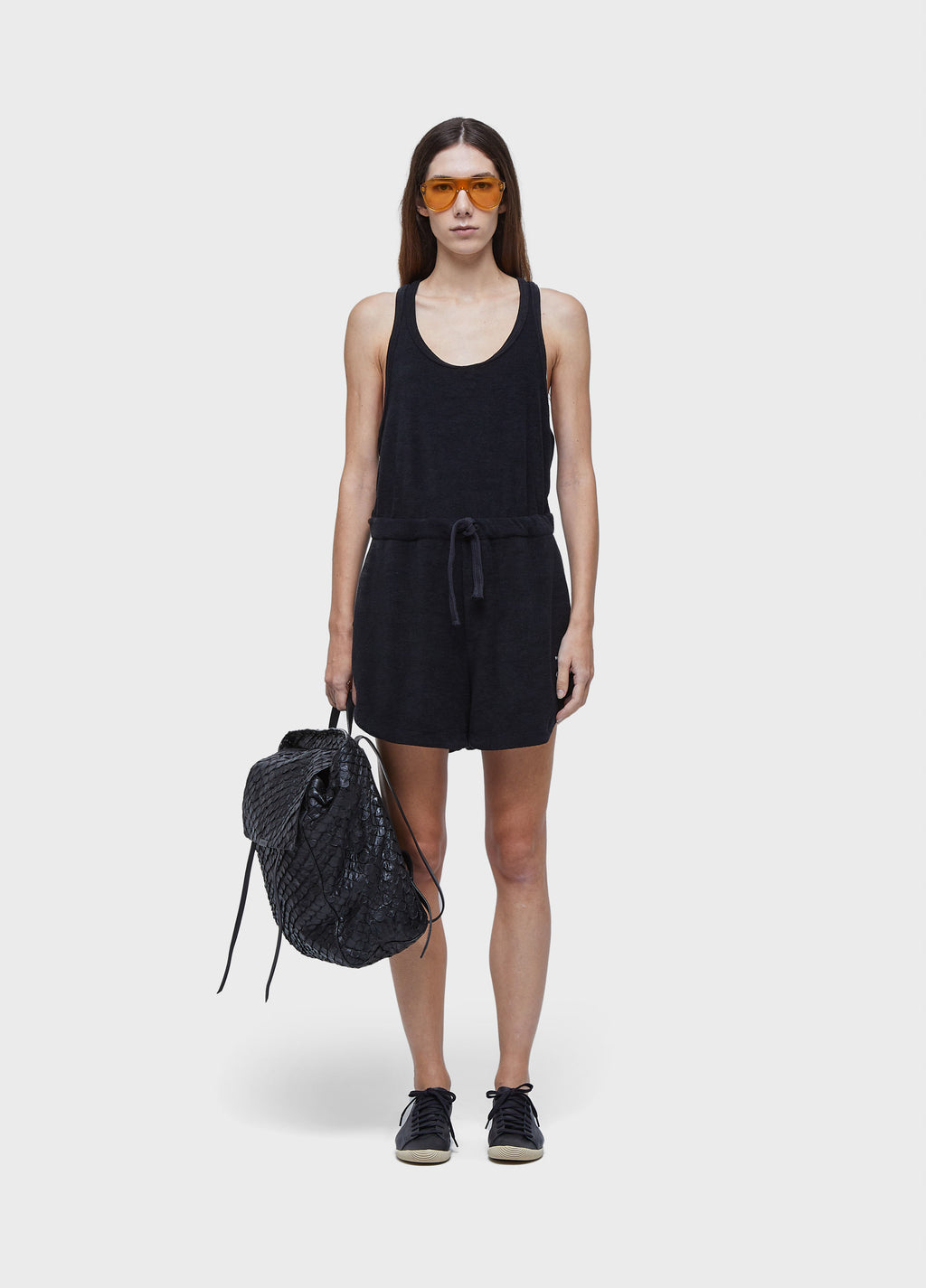 TERRY CLOTH SWIM ROMPER