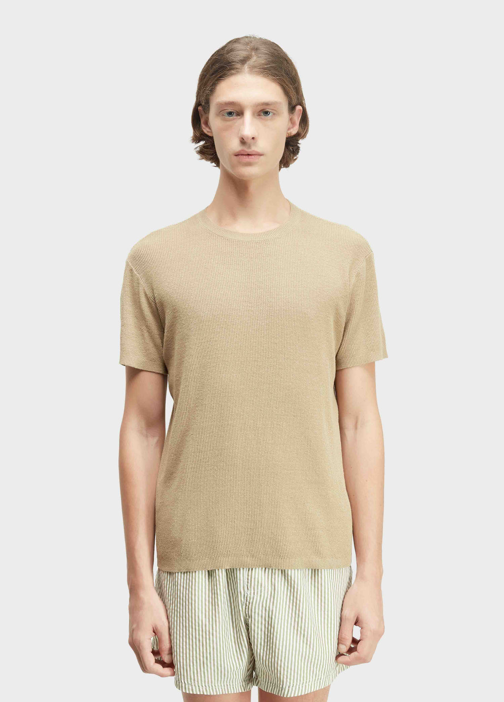 T-SHIRT TRICOT FLUID RIB