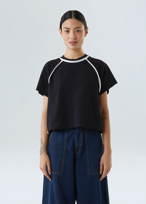 DOUBLE-FACED BIAS SWEATSHIRT