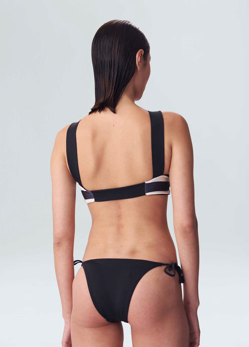 TAGETE STRIPES BANDEAU BIKINI
