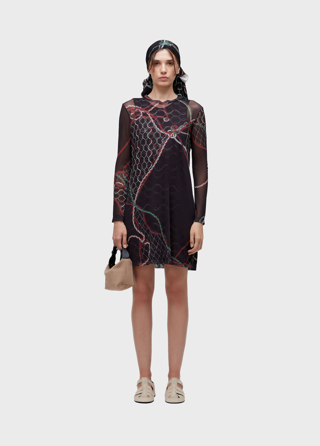 SHORT PRINTED DRESS