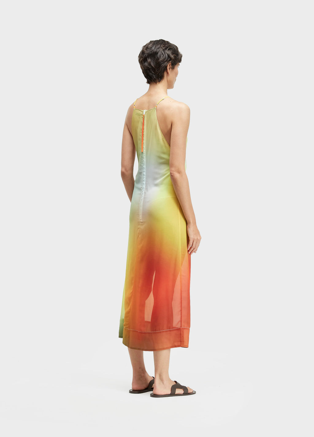 VESTIDO NADADOR PLISSADO COLOR SPECTRUM