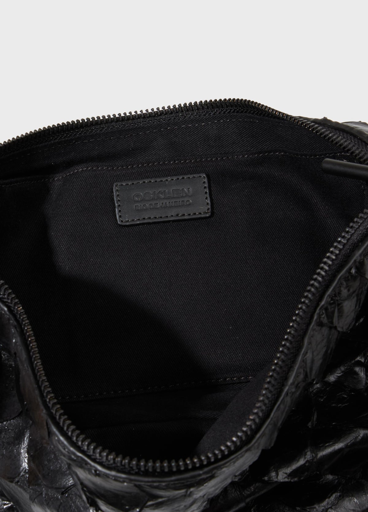 Andiroba Pirarucu Mini Bag Preto/Preto – Osklen – foto 6