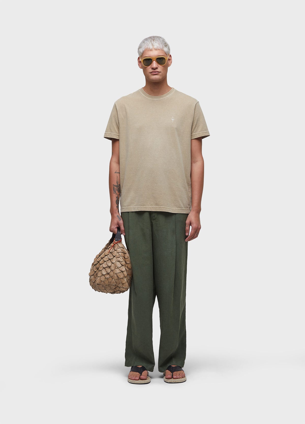 NEW JAZZ LINEN TAILORED TROUSERS