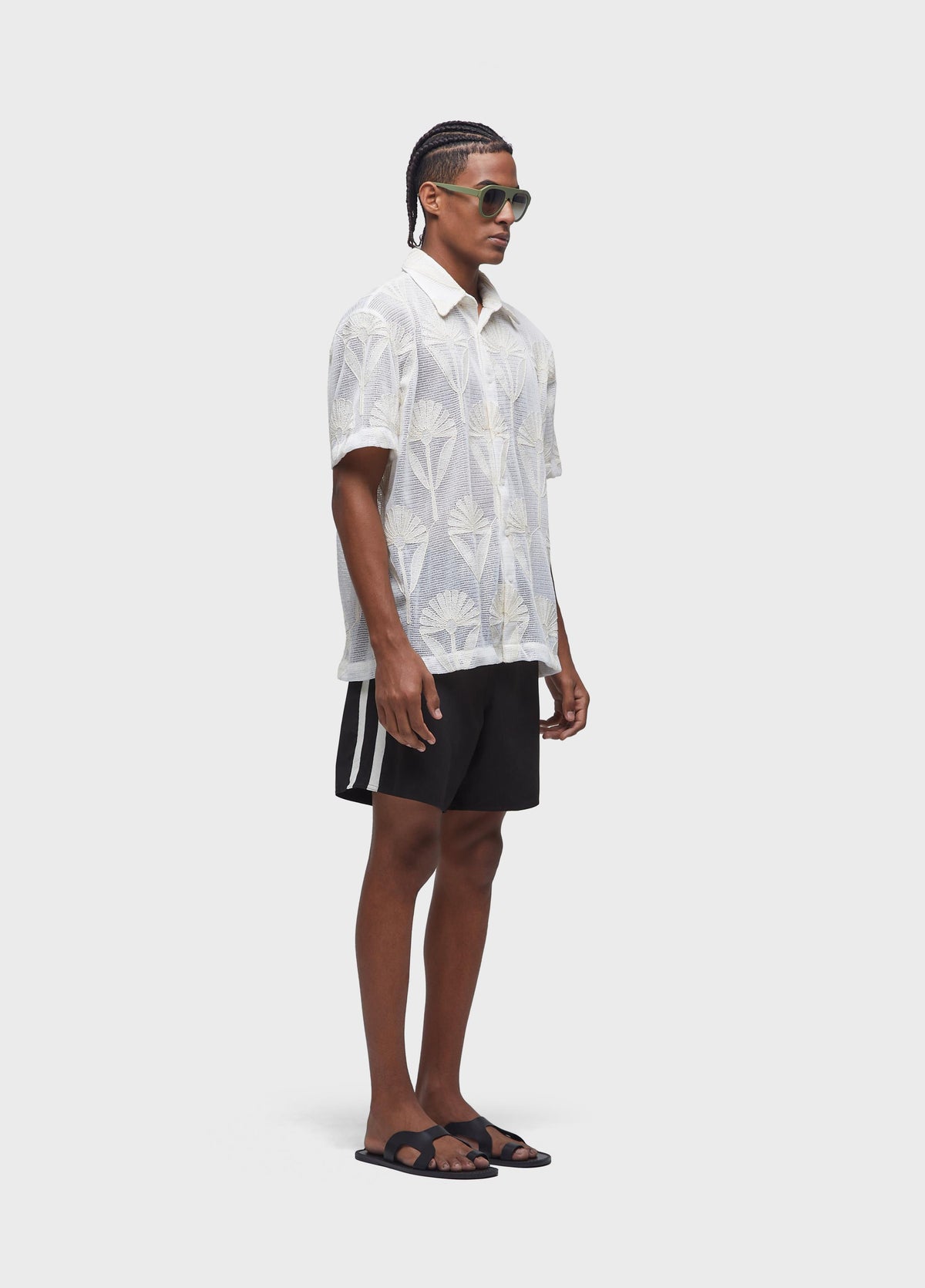 SHORT SLEEVE CANVAS SHIRT