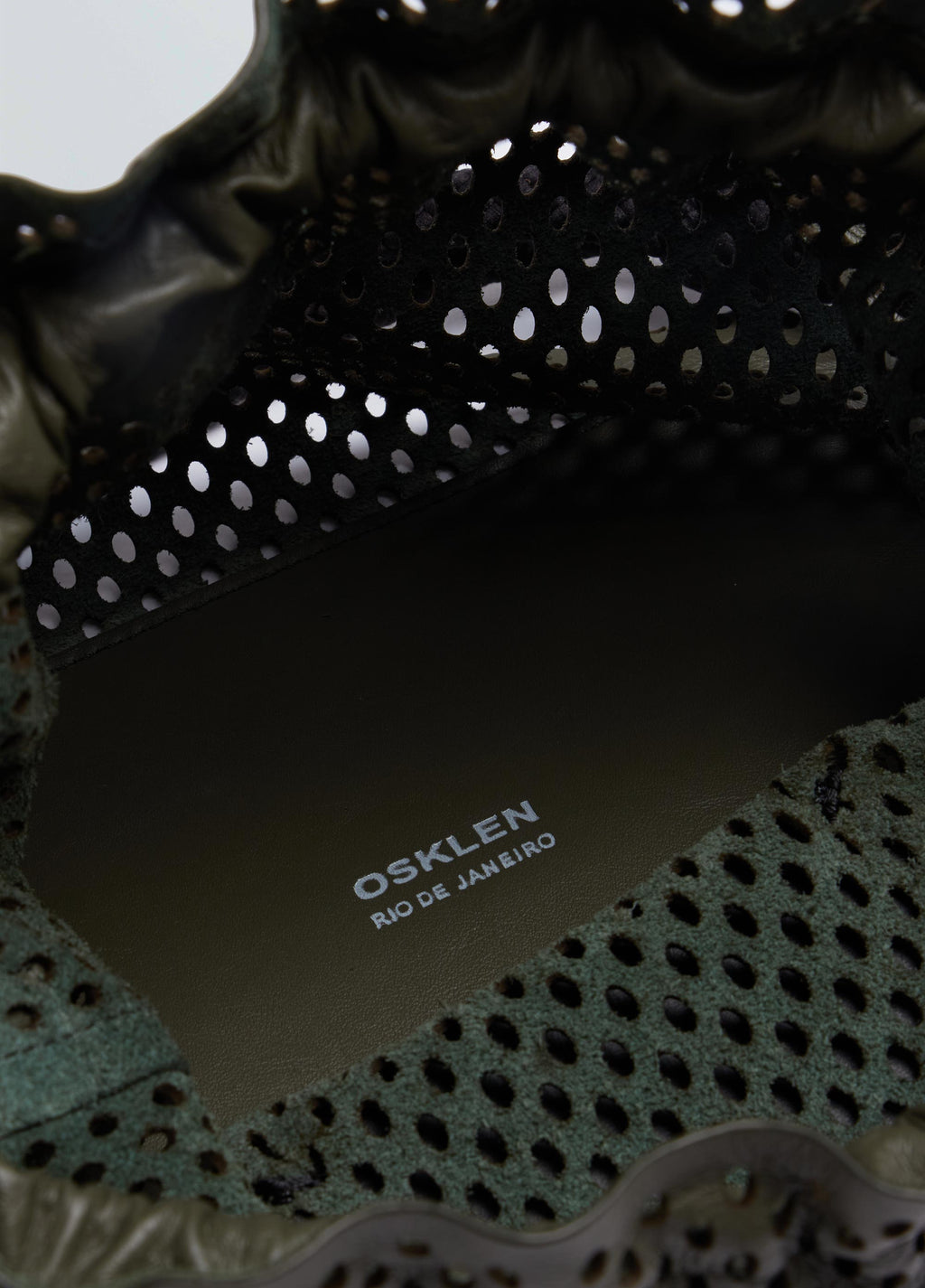 SMALL PERFORATED LEATHER CROSSBODY BAG