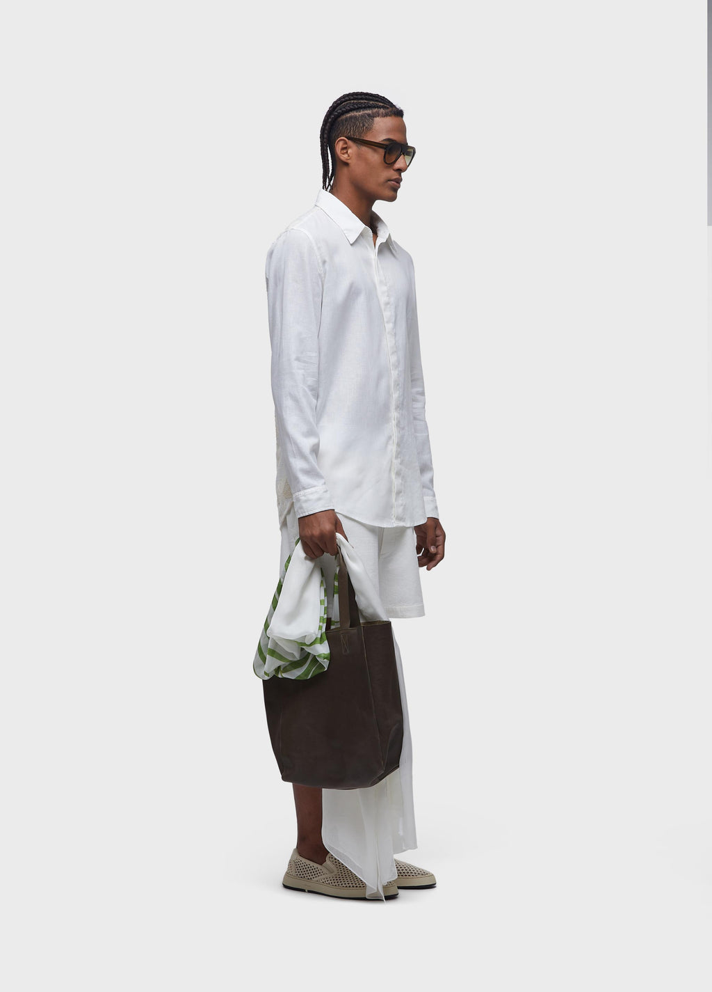 LINEN CANVAS LONG SLEEVE SHIRT