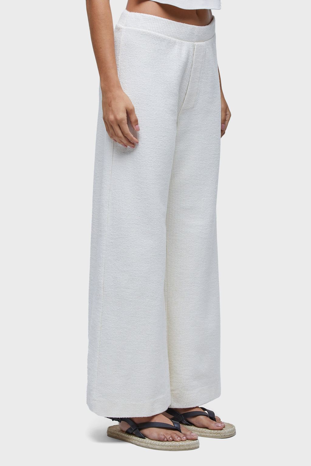 RUSTIC RIBBED KNIT PANTS