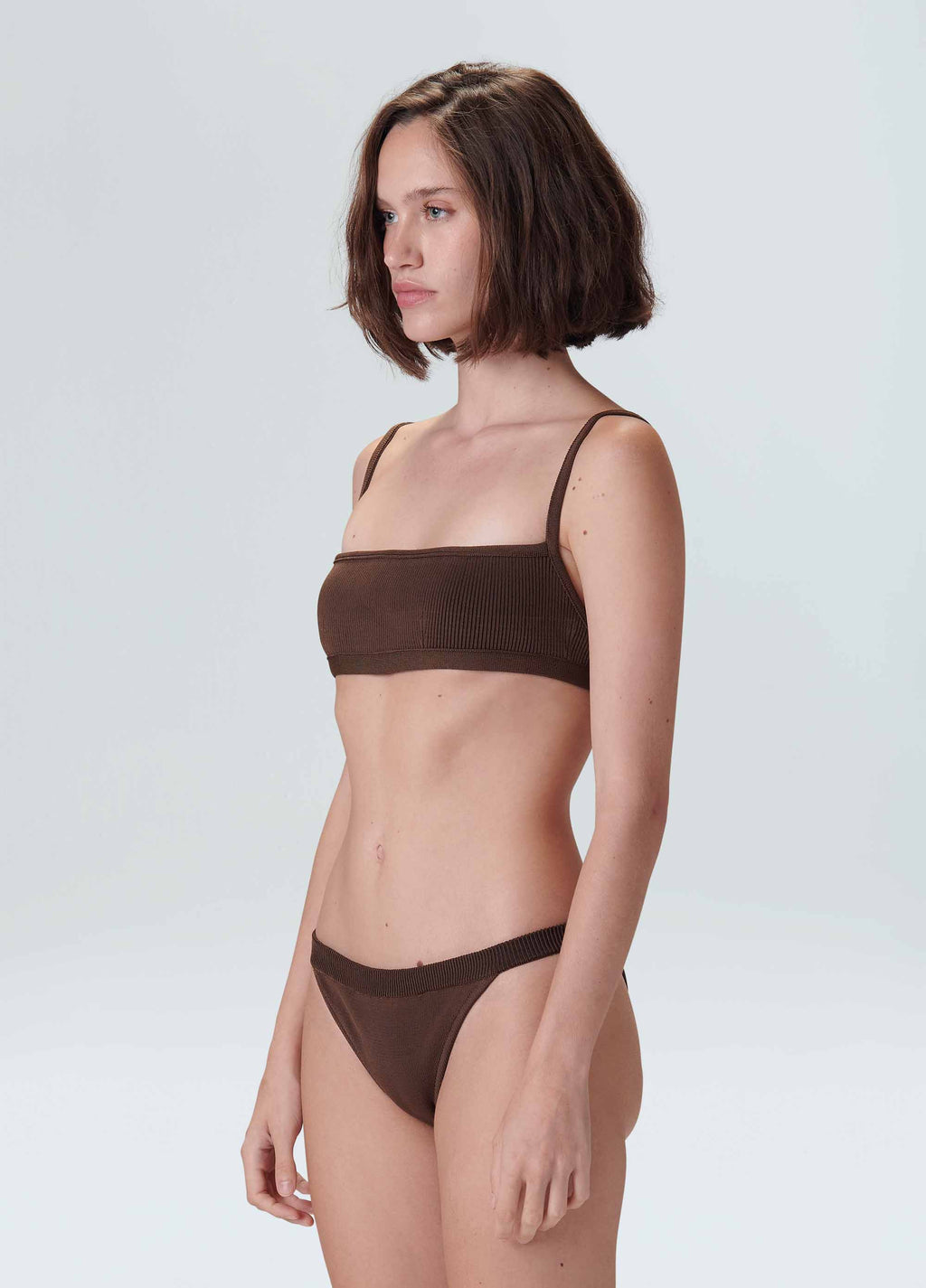 Biquíni Tricot Viés Canelado Marrom – Osklen – foto 3