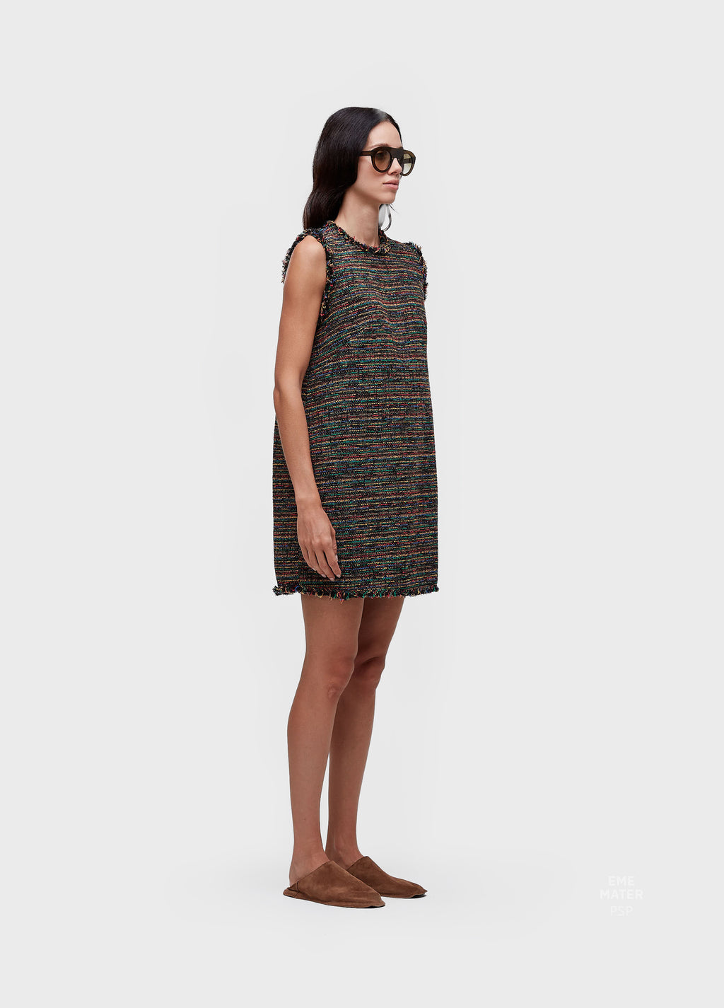 TEXTURE COLORS SHORT DRESS