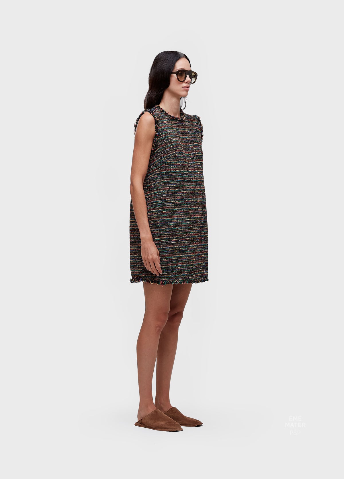 TEXTURE COLORS SHORT DRESS