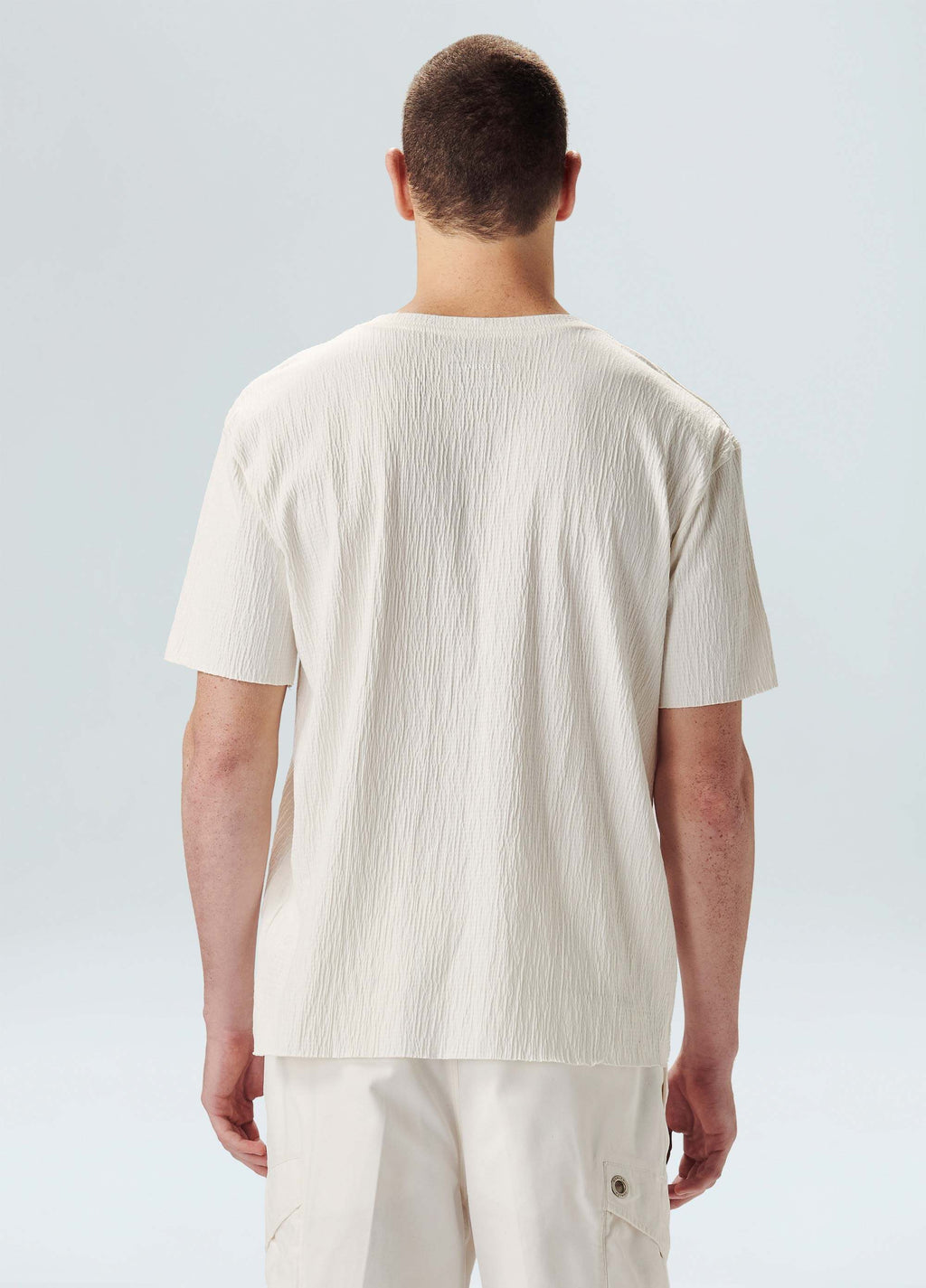 T-SHIRT WRINKLED YOKE