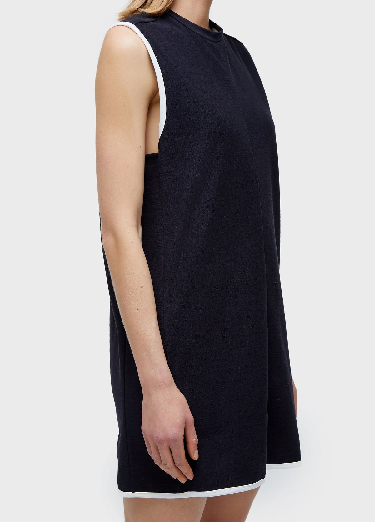 OUTLINE DOUBLE SWEATSHIRT DRESS