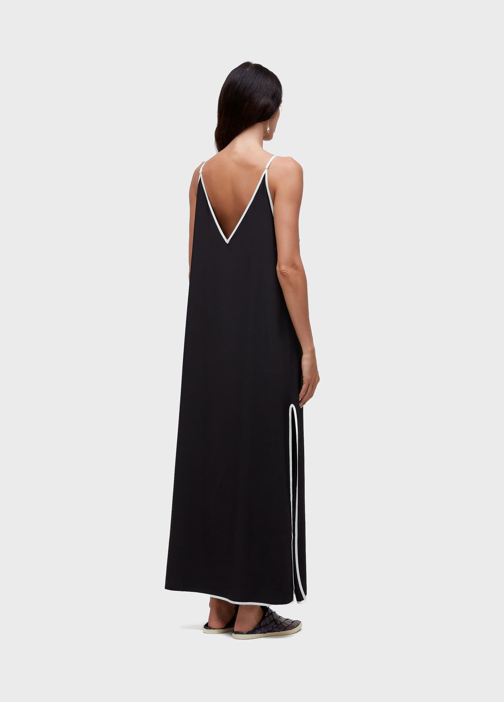 BIAS CUT SUPERLIGHT LONG-STRAP DRESS