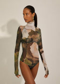 LONG SLEEVE TULLE BODYSUIT