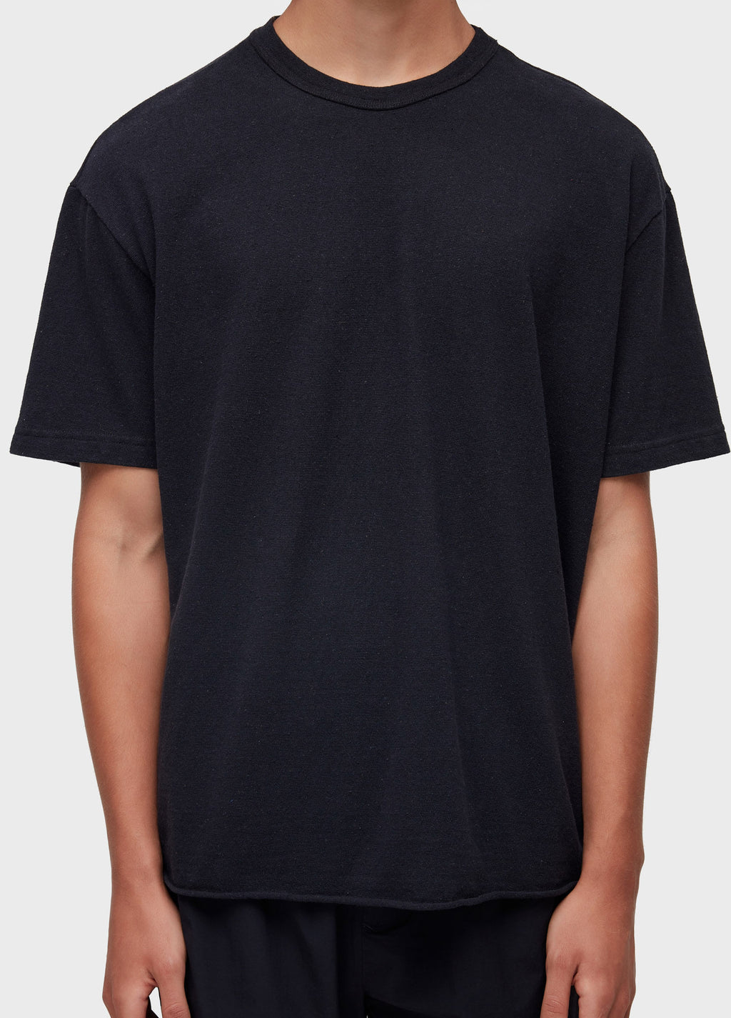 T-SHIRT OVER THROUGH BACK CROCHET SS