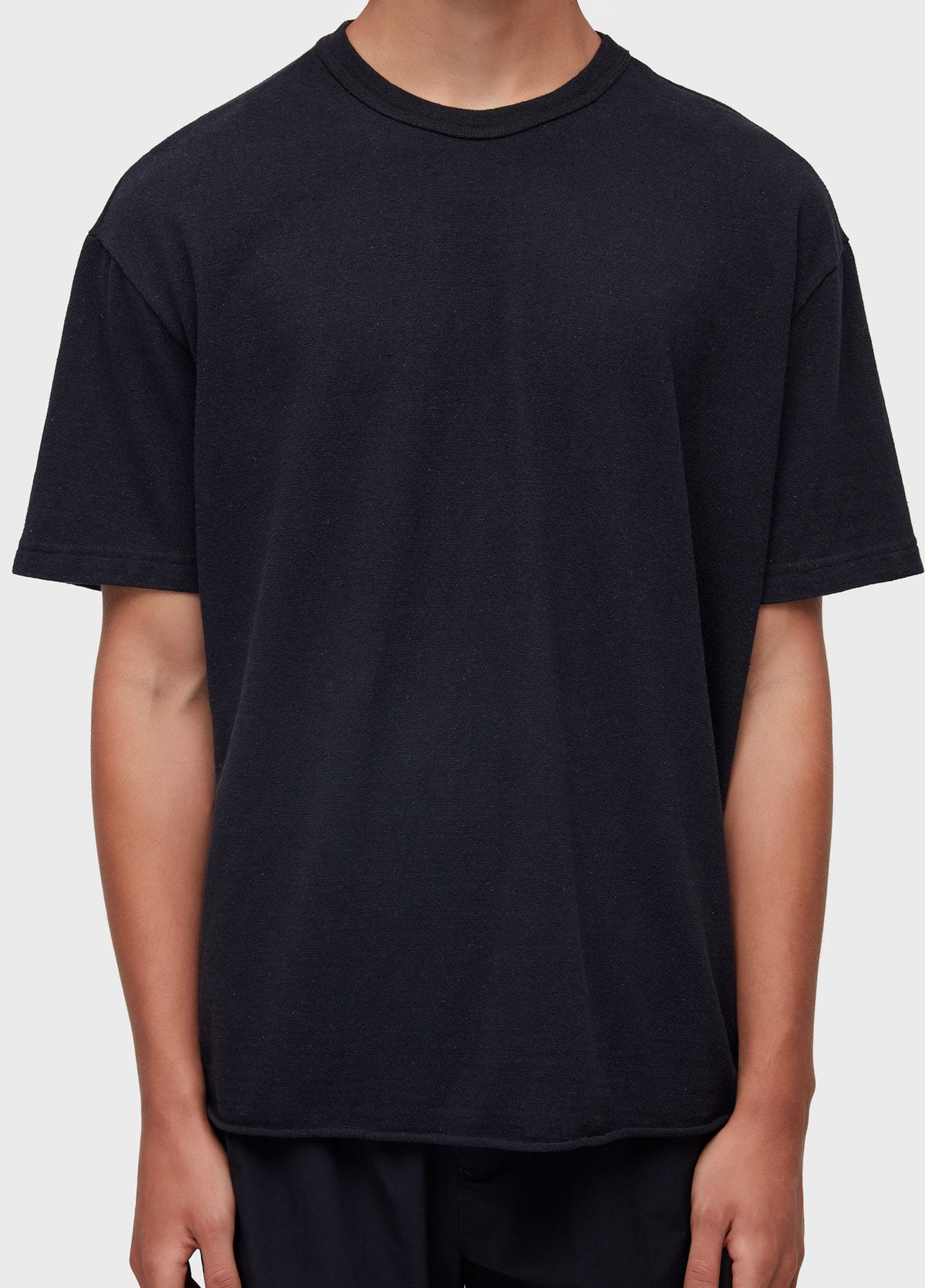 T-SHIRT OVER THROUGH BACK CROCHET SS
