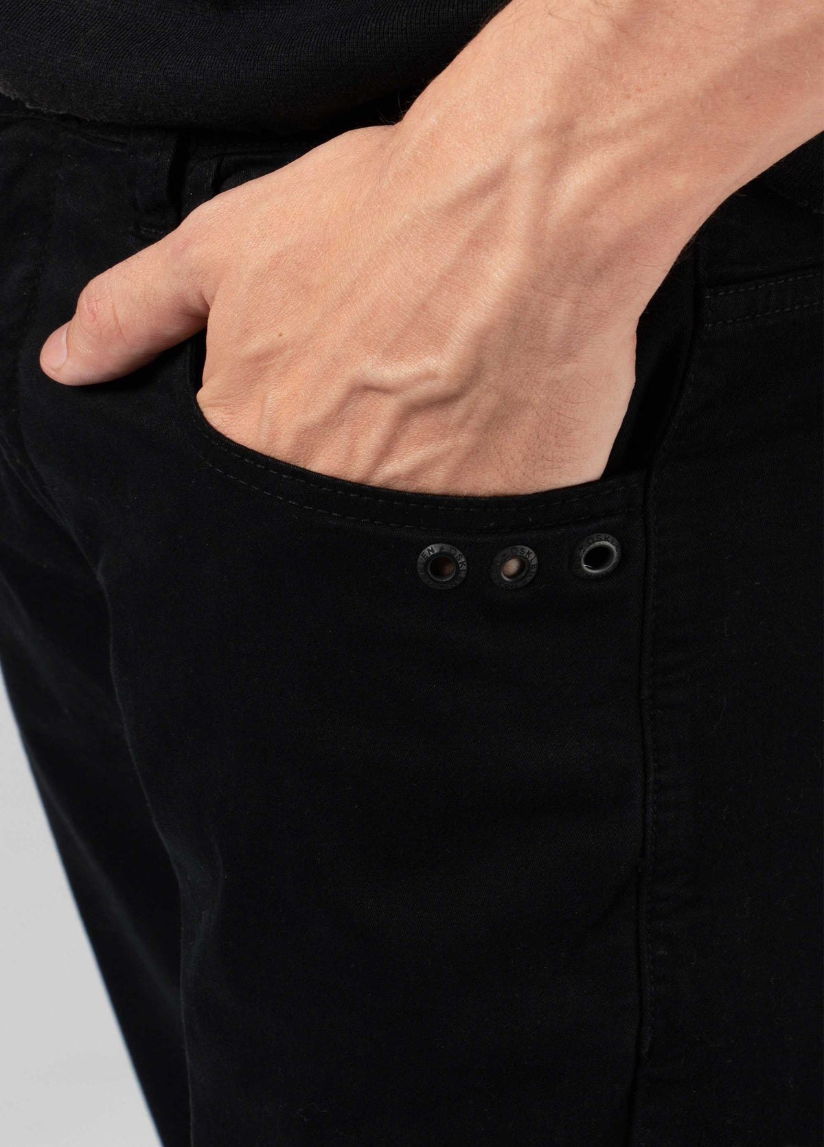 PLAIN COLORED 5-POCKET JEANS