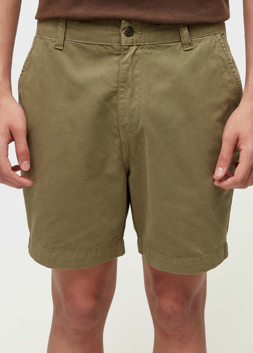TAILORED COTTON BASIC SHORTS