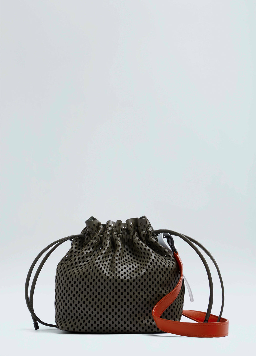 SMALL PERFORATED LEATHER CROSSBODY BAG