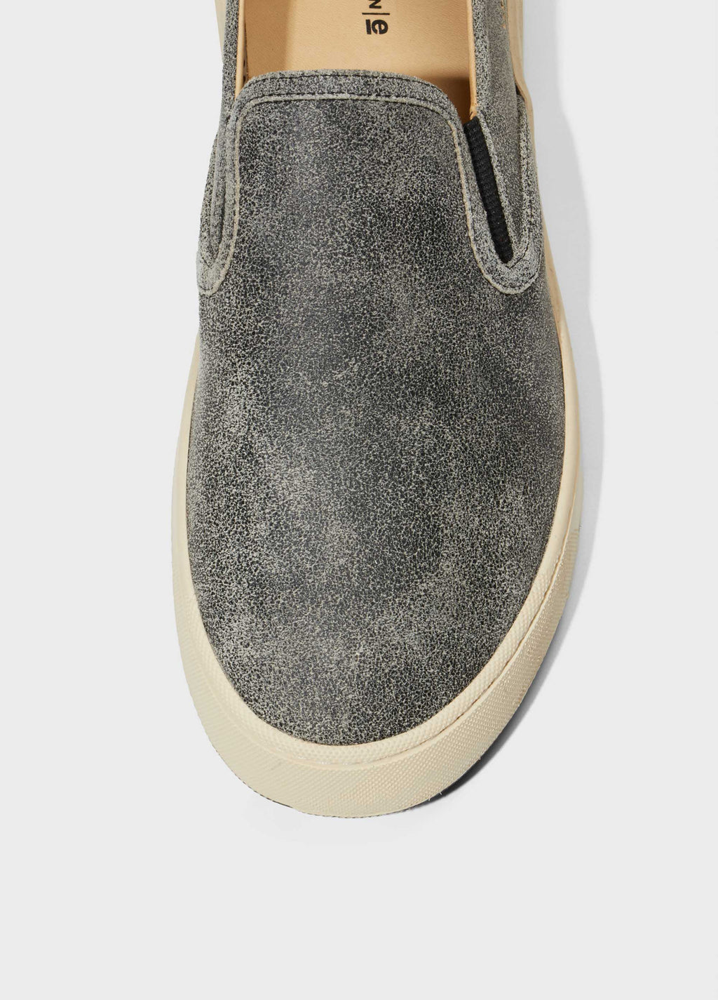 BOSSANOVA DISTRESSED LEATHER SNEAKERS M