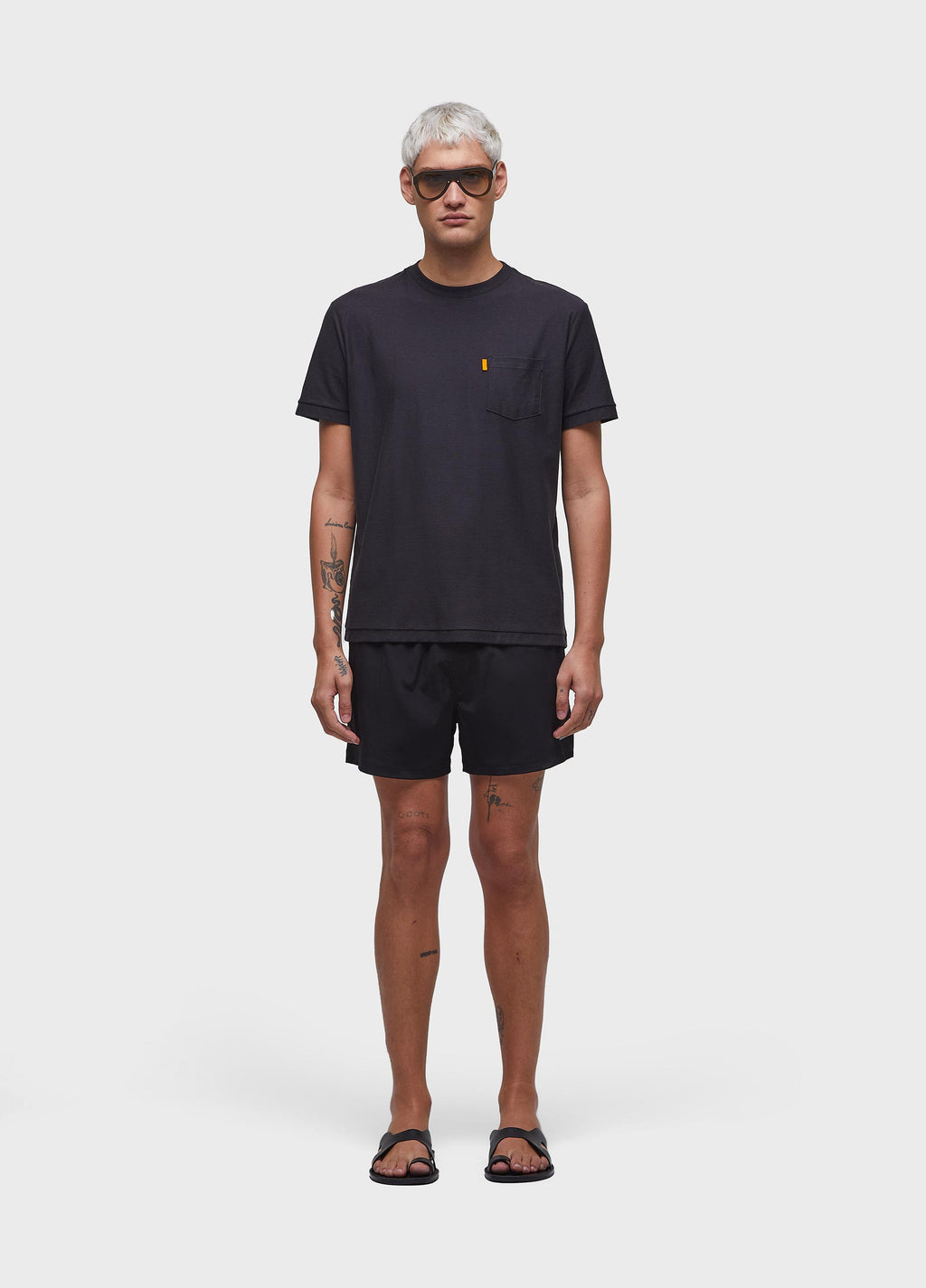 WASHED POCKET SPOT T-SHIRT
