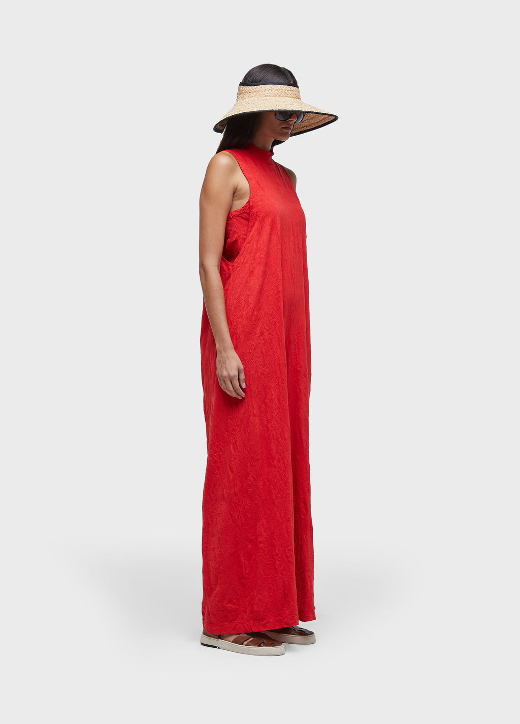 DUO WRINKLE COLOR JUMPSUIT