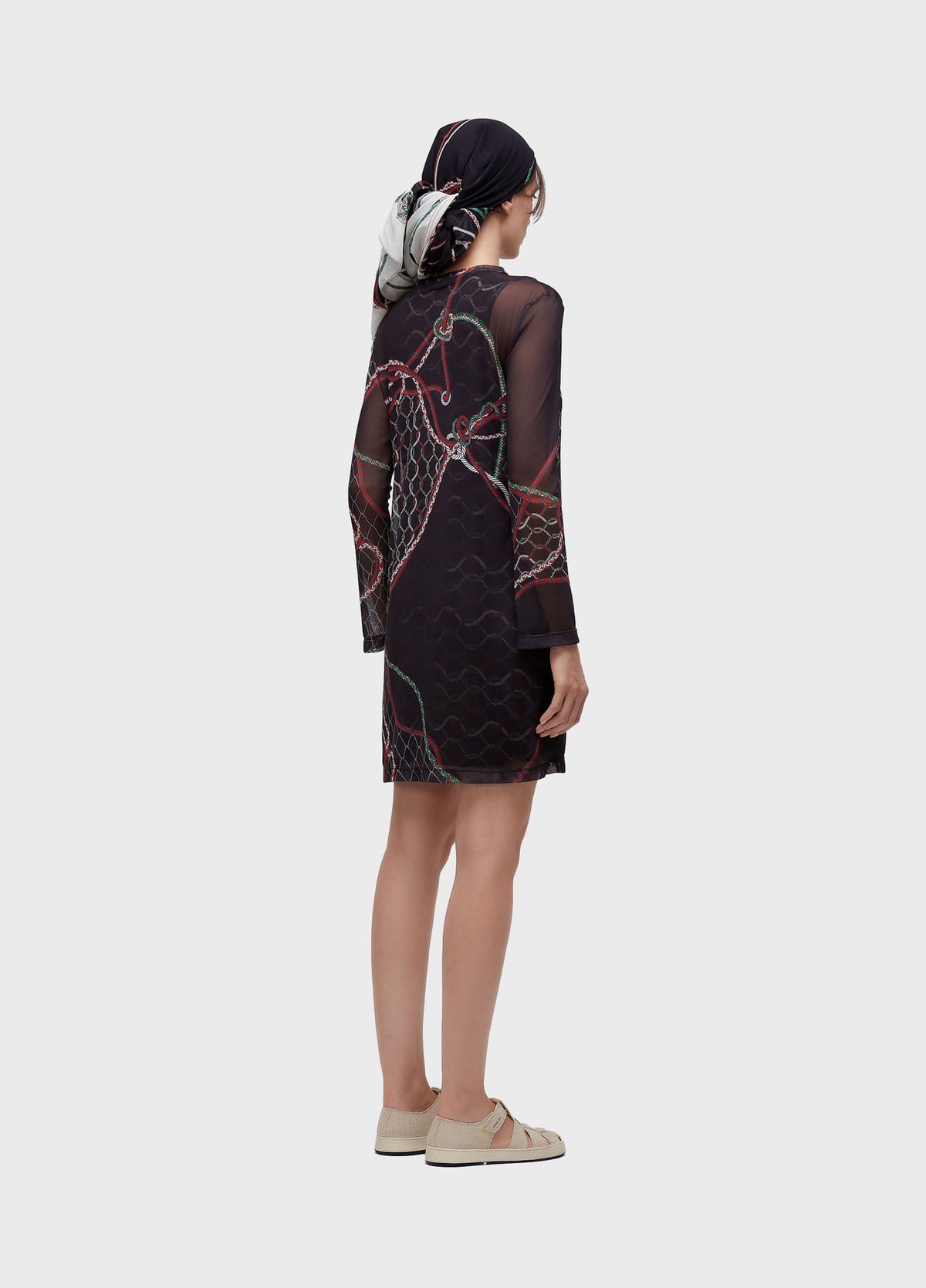 SHORT PRINTED DRESS