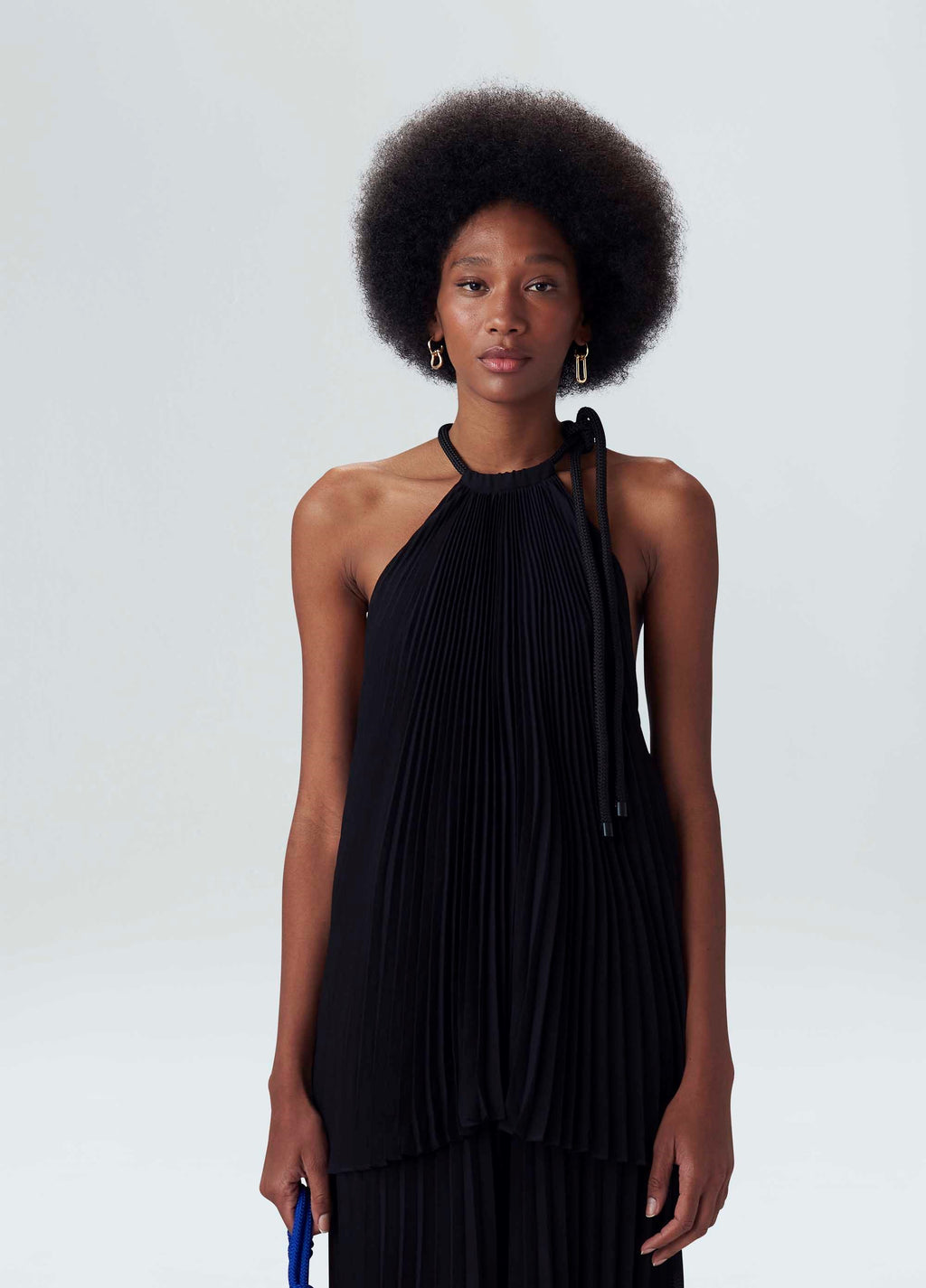 PLEATED BLOUSE