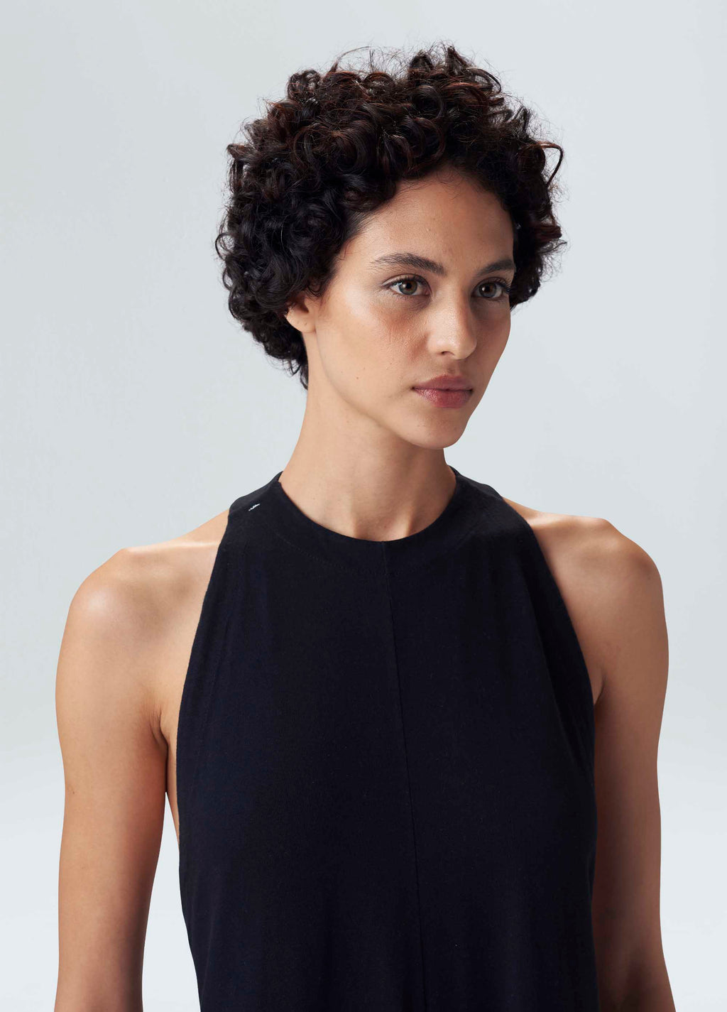 DEEP-CUT RACERBACK JUMPSUIT
