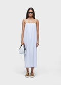 PLEATED STRAPPY DRESS