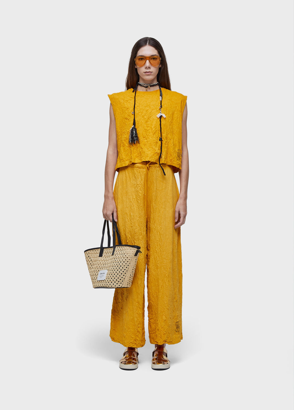 WRINKLE COLOR PANTS