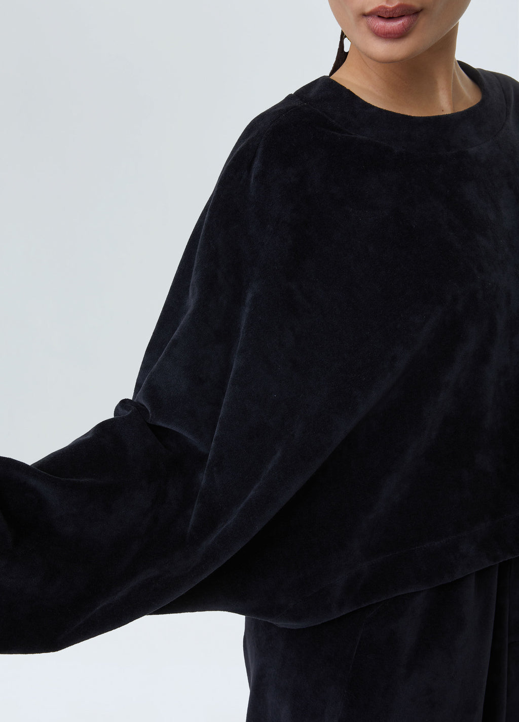 Casaco Cropped Plush Preto – Osklen – foto 2