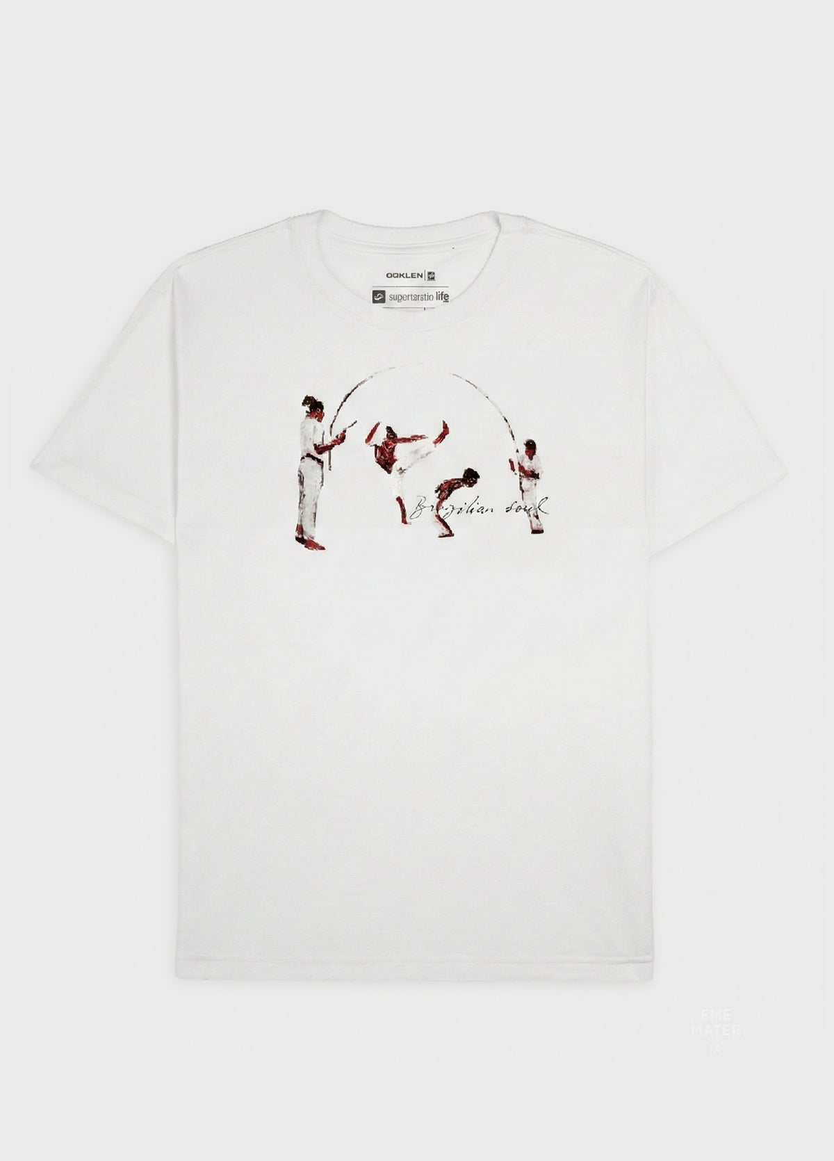 T-SHIRT VINTAGE CAPOEIRA MC WHITE