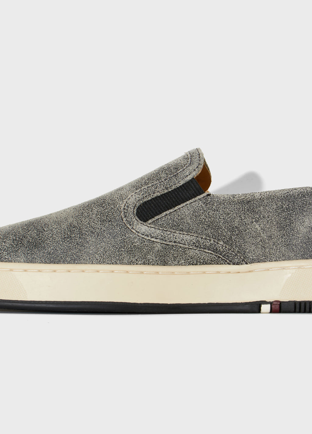 BOSSANOVA DISTRESSED LEATHER SNEAKERS M