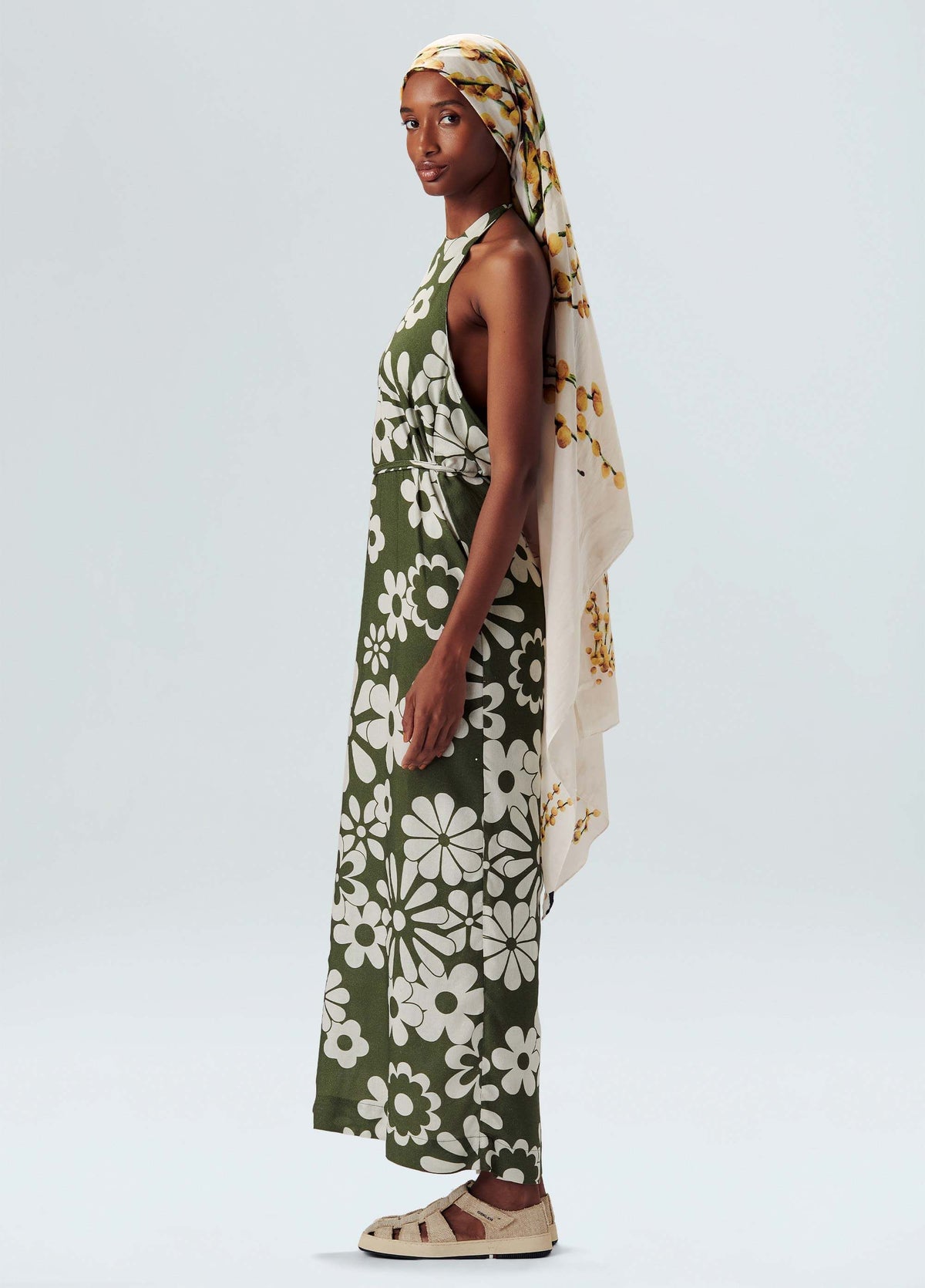 HOLIDAY WRAP DRESS LONG